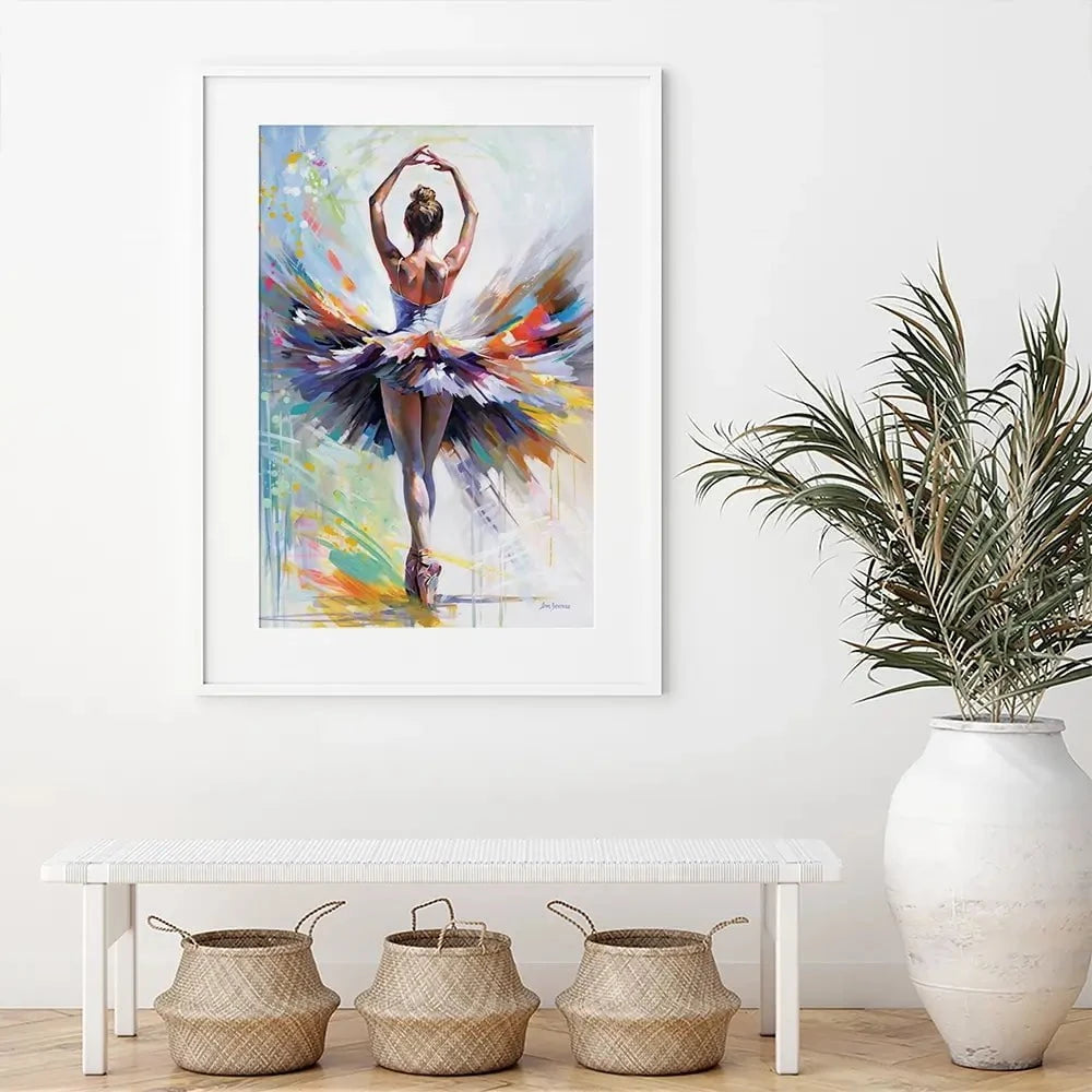 Ballerinas Prelude To Passion Framed Art Print Ballerinas Prelude To Passion Framed Art Print wall art product Leon Devenice