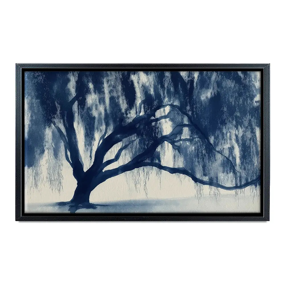 Banyan Tree Canopy Silhouette Canvas Print Banyan Tree Canopy Silhouette Canvas Print wall art product Chromatic Storm Studio