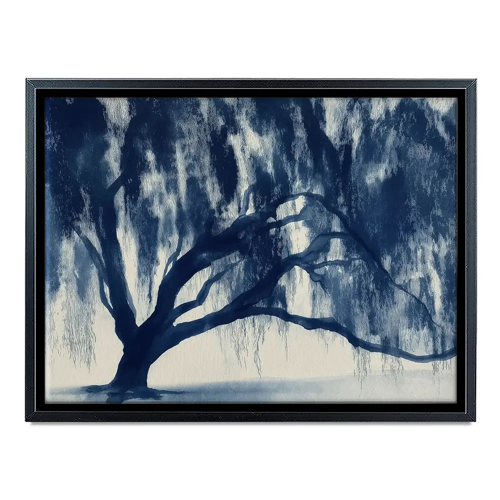 Banyan Tree Canopy Silhouette Canvas Print Banyan Tree Canopy Silhouette Canvas Print wall art product Chromatic Storm Studio