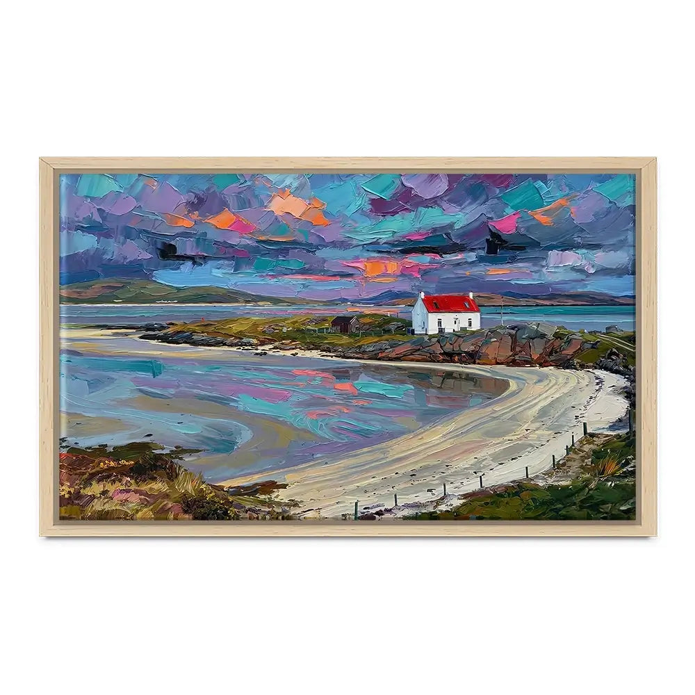Barra Beach House Canvas Print Barra Beach House Canvas Print wall art product David Alexander Elder