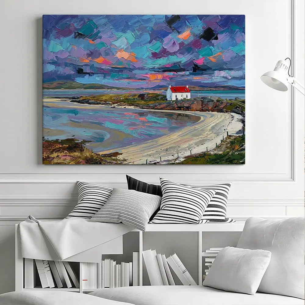 Barra Beach House Canvas Print Barra Beach House Canvas Print wall art product David Alexander Elder