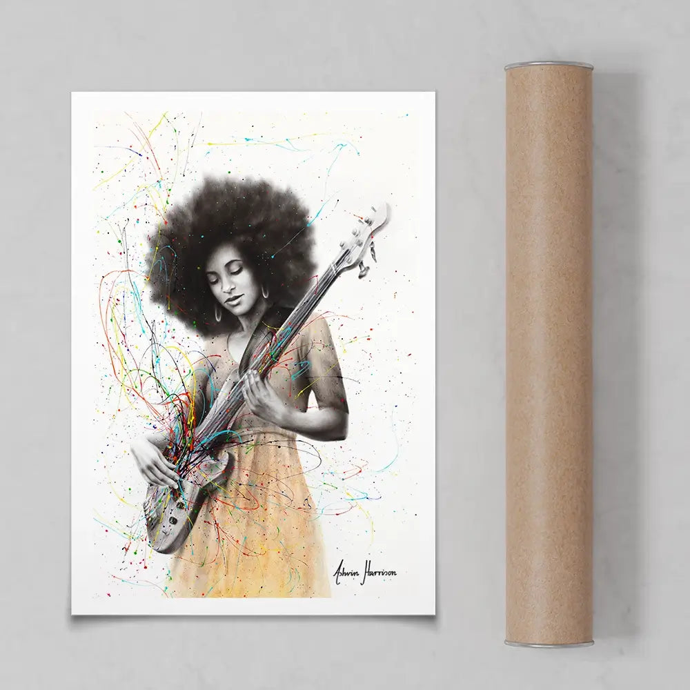 Bass Funk Art Print Bass Funk Art Print wall art product Ashvin Harrison