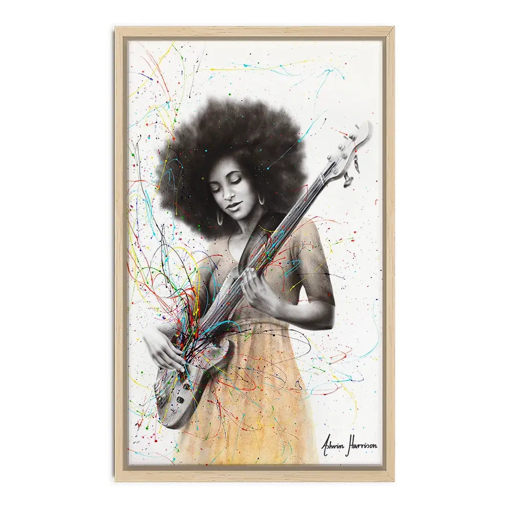 Bass Funk Canvas Print Bass Funk Canvas Print wall art product Ashvin Harrison