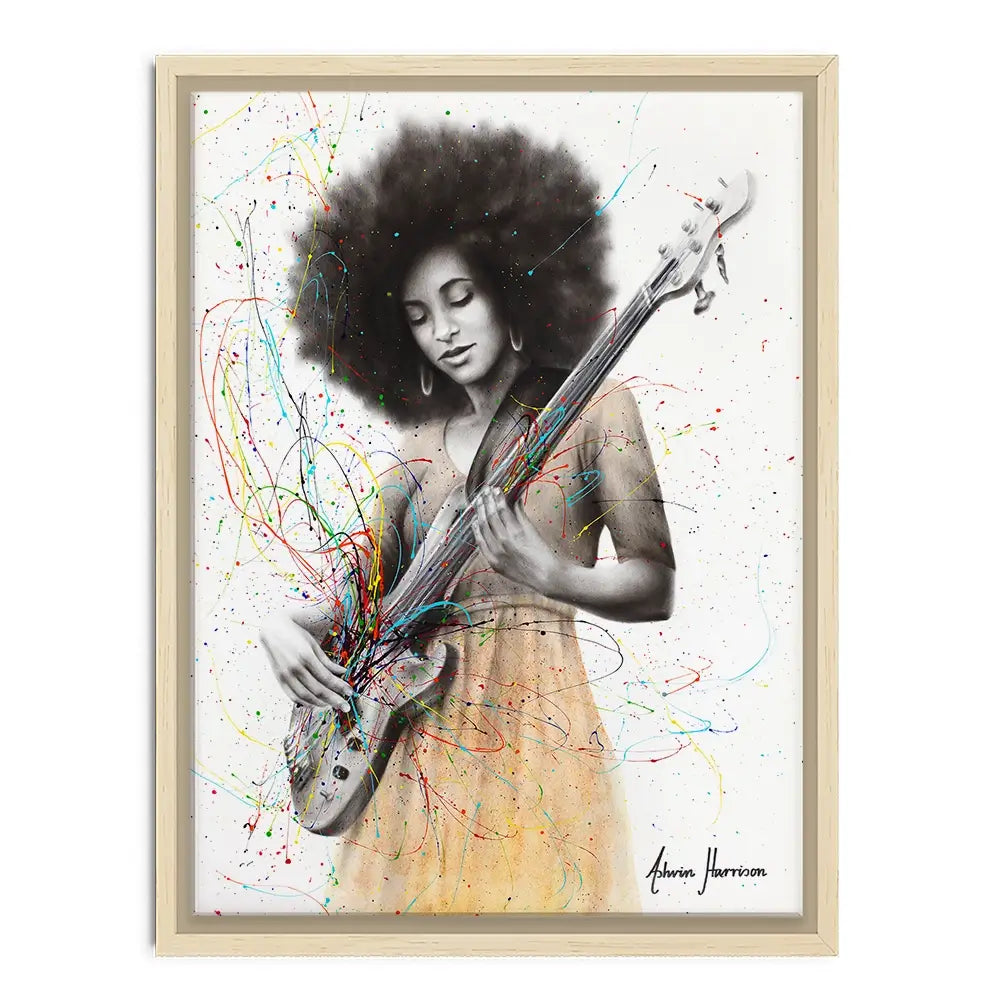 Bass Funk Canvas Print Bass Funk Canvas Print wall art product Ashvin Harrison
