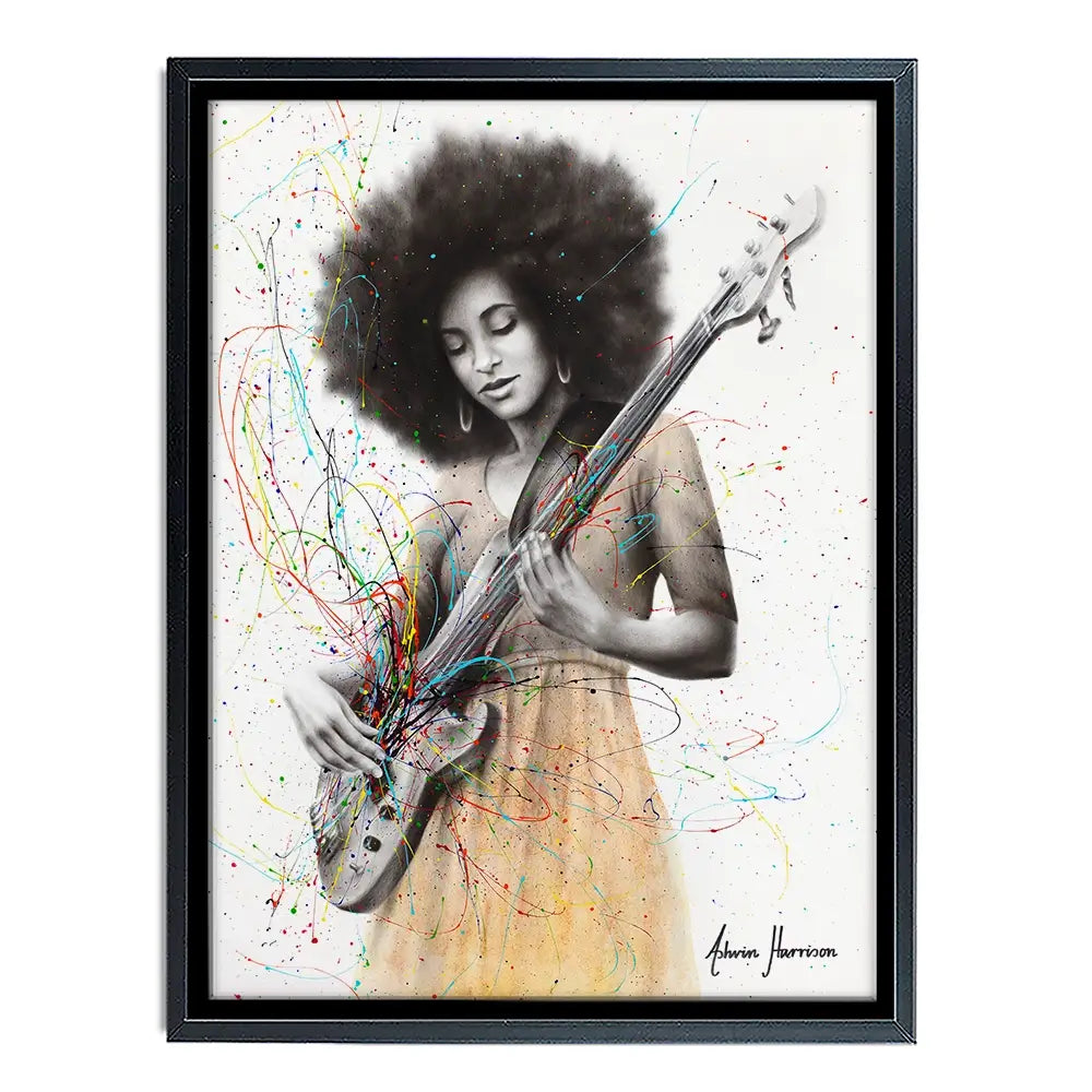 Bass Funk Canvas Print Bass Funk Canvas Print wall art product Ashvin Harrison