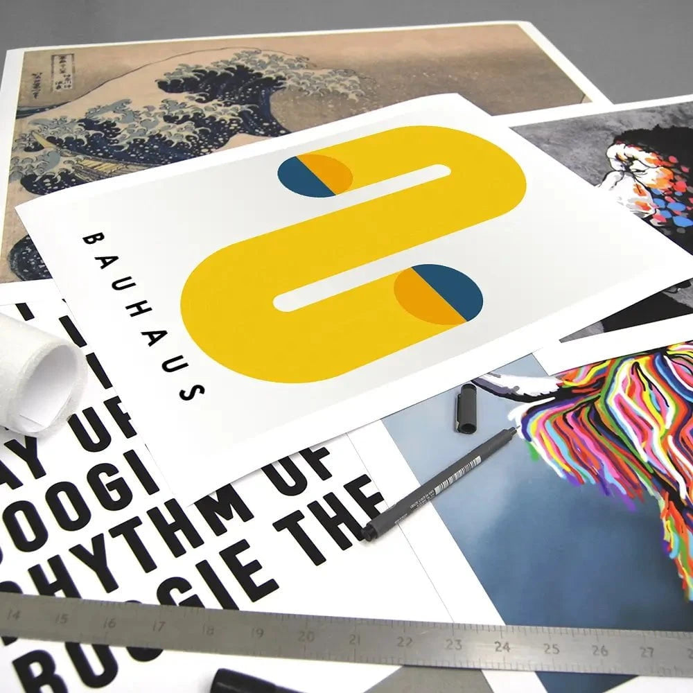 Bauhaus 13 Art Print Bauhaus 13 Art Print wall art product Art Print Shop