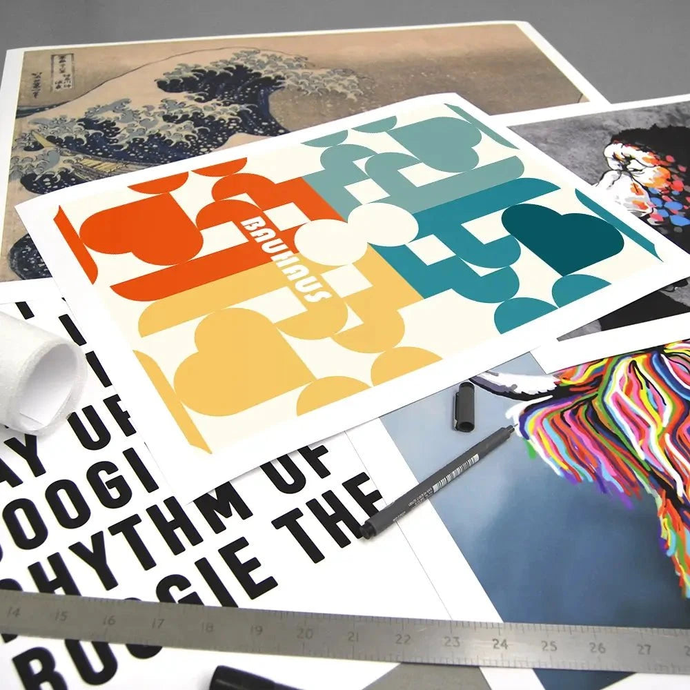 Bauhaus 16 Art Print Bauhaus 16 Art Print wall art product Art Print Shop