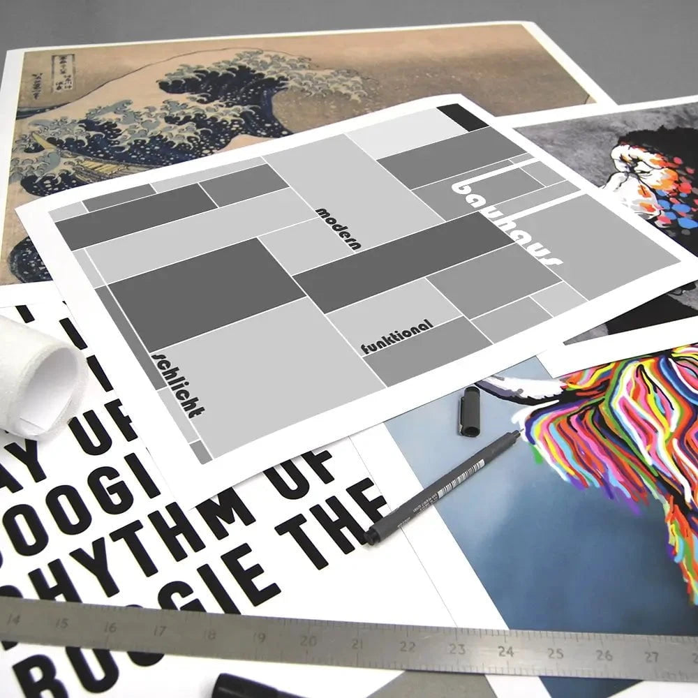 Bauhaus 40 Art Print Bauhaus 40 Art Print wall art product Art Print Shop