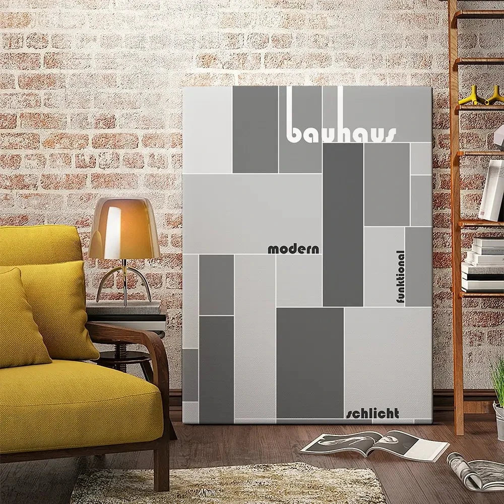 Bauhaus 40 Canvas Print Bauhaus 40 Canvas Print wall art product Art Print Shop