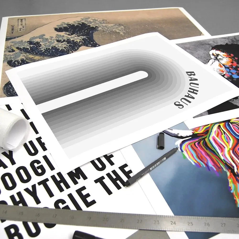 Bauhaus 45 Art Print Bauhaus 45 Art Print wall art product Art Print Shop