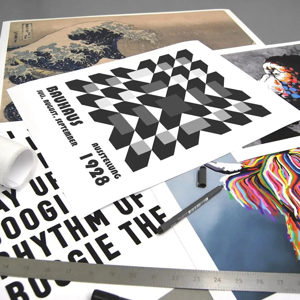 Bauhaus 50 Art Print Bauhaus 50 Art Print wall art product Art Print Shop