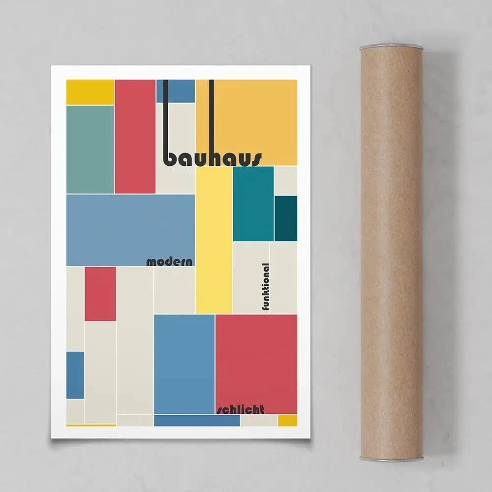 Bauhaus 6 Art Print Bauhaus 6 Art Print wall art product Art Print Shop