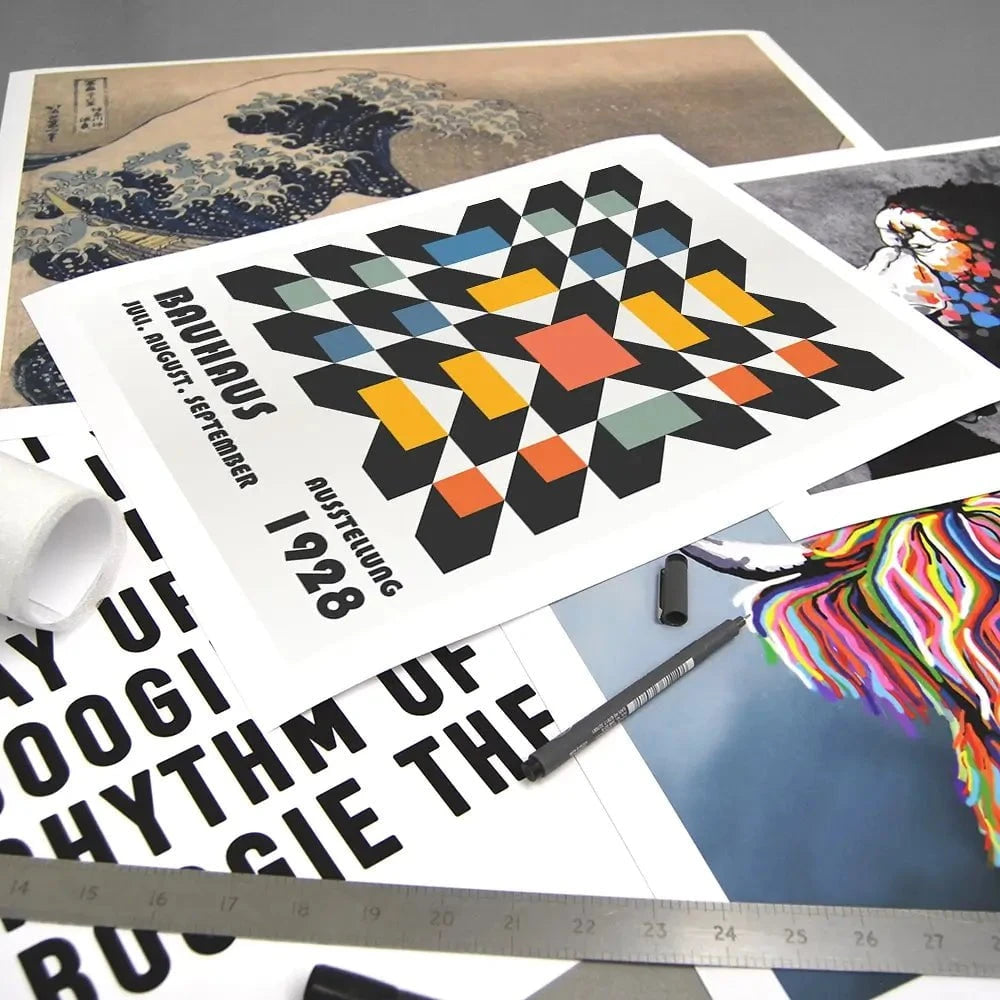 Bauhaus 9 Art Print Bauhaus 9 Art Print wall art product Art Print Shop