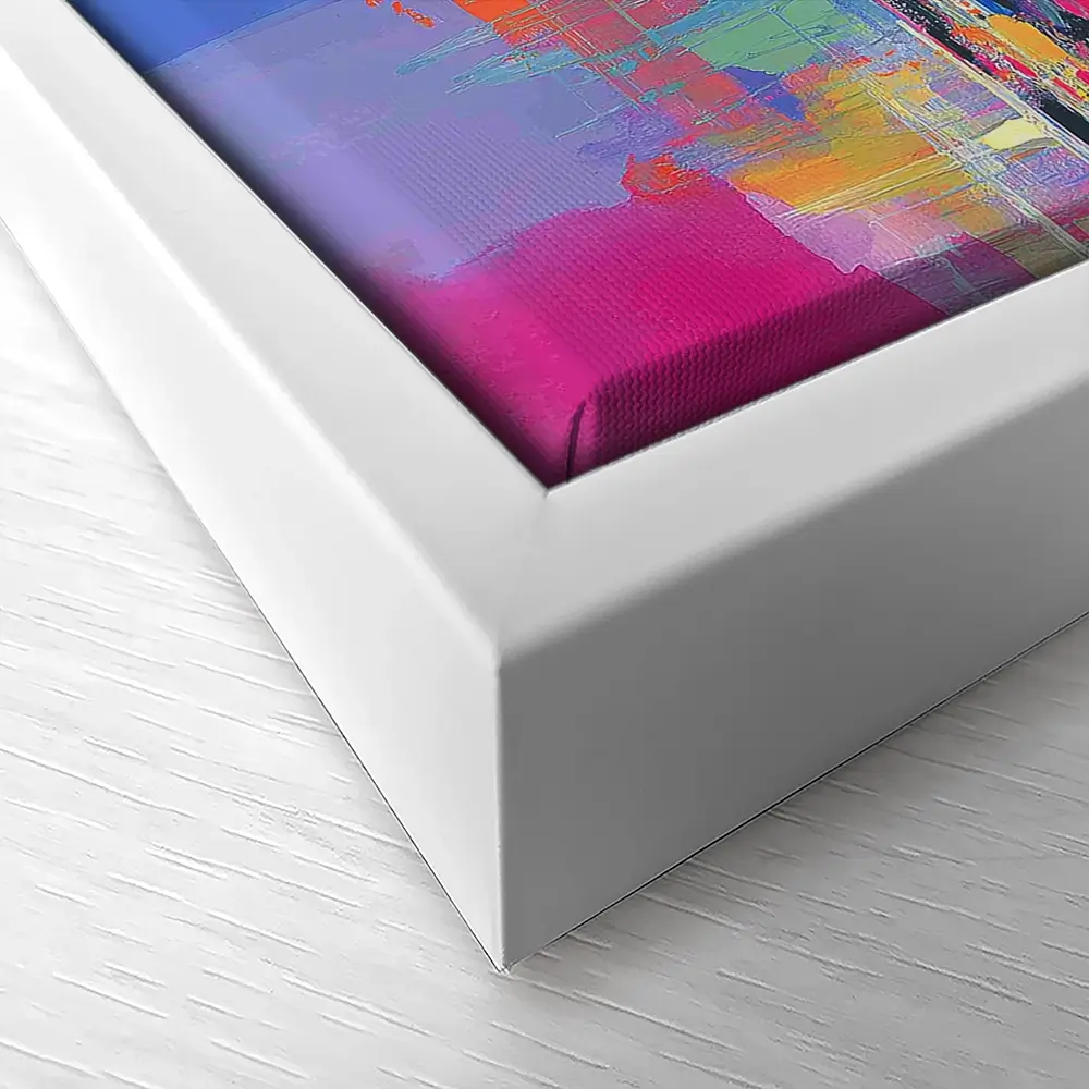 Bay Bridge Aglow Canvas Print Bay Bridge Aglow Canvas Print wall art product Chromatic Storm Studio