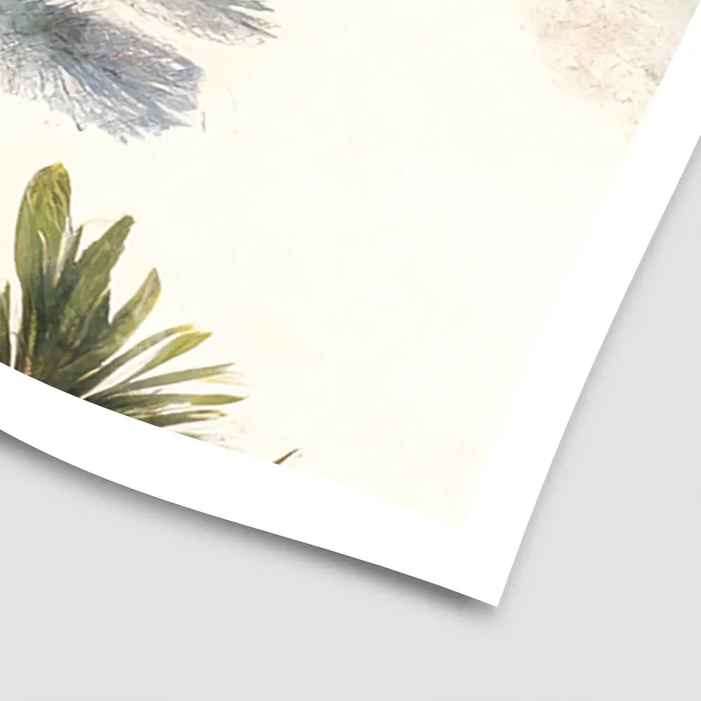 Beach And Palms Art Print Beach And Palms Art Print wall art product Svetlana Aleynikova