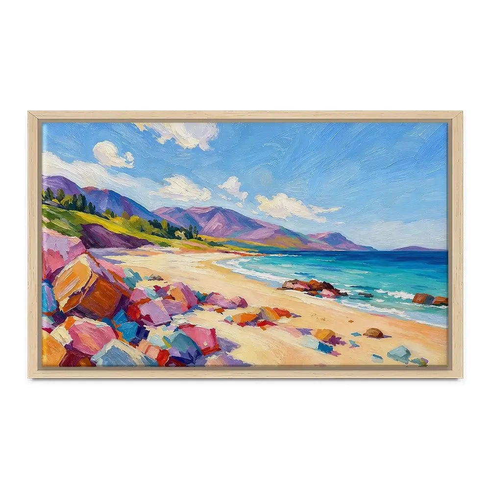 Beach Blocks Canvas Print Beach Blocks Canvas Print wall art product David Alexander Elder