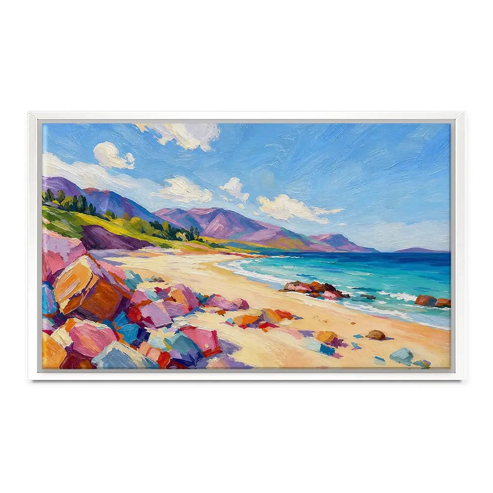 Beach Blocks Canvas Print Beach Blocks Canvas Print wall art product David Alexander Elder