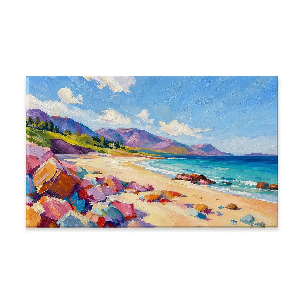 Beach Blocks Canvas Print Beach Blocks Canvas Print wall art product David Alexander Elder