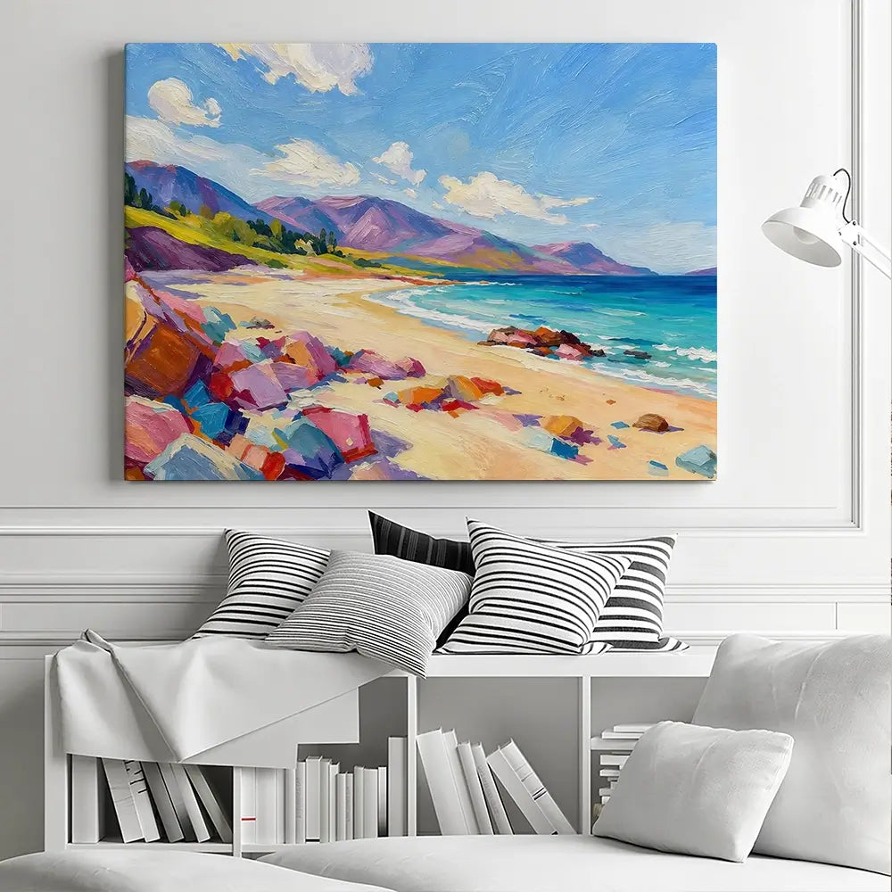 Beach Blocks Canvas Print Beach Blocks Canvas Print wall art product David Alexander Elder