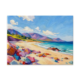 Beach Blocks Canvas Print Beach Blocks Canvas Print wall art product David Alexander Elder