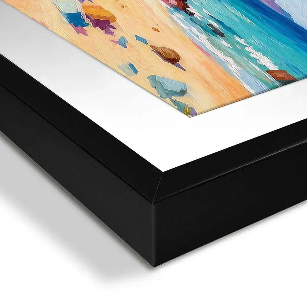 Beach Blocks Framed Art Print Beach Blocks Framed Art Print wall art product David Alexander Elder