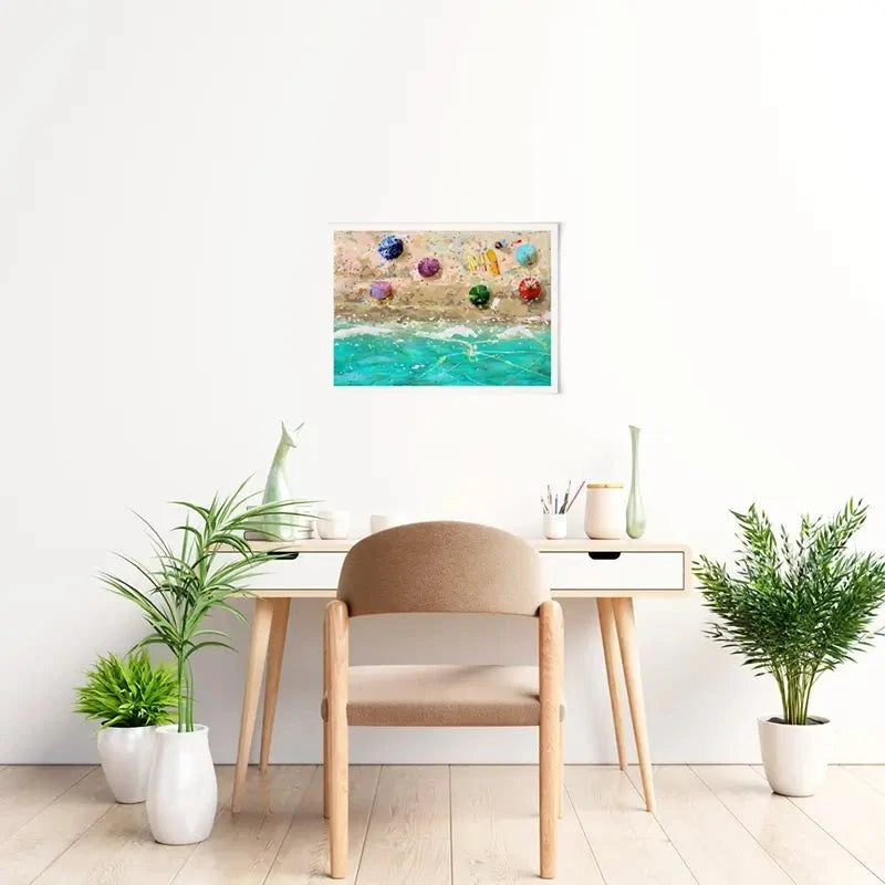 Beach Day Art Print Beach Day Art Print wall art product Studio Paint-Ing