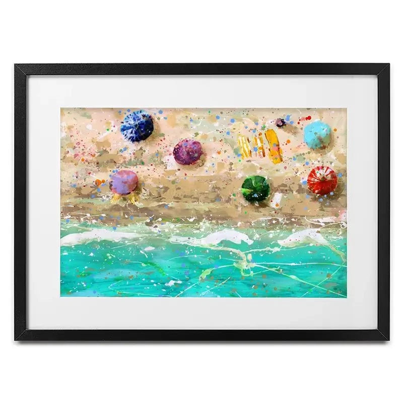 Beach Day Framed Art Print Beach Day Framed Art Print wall art product Studio Paint-Ing