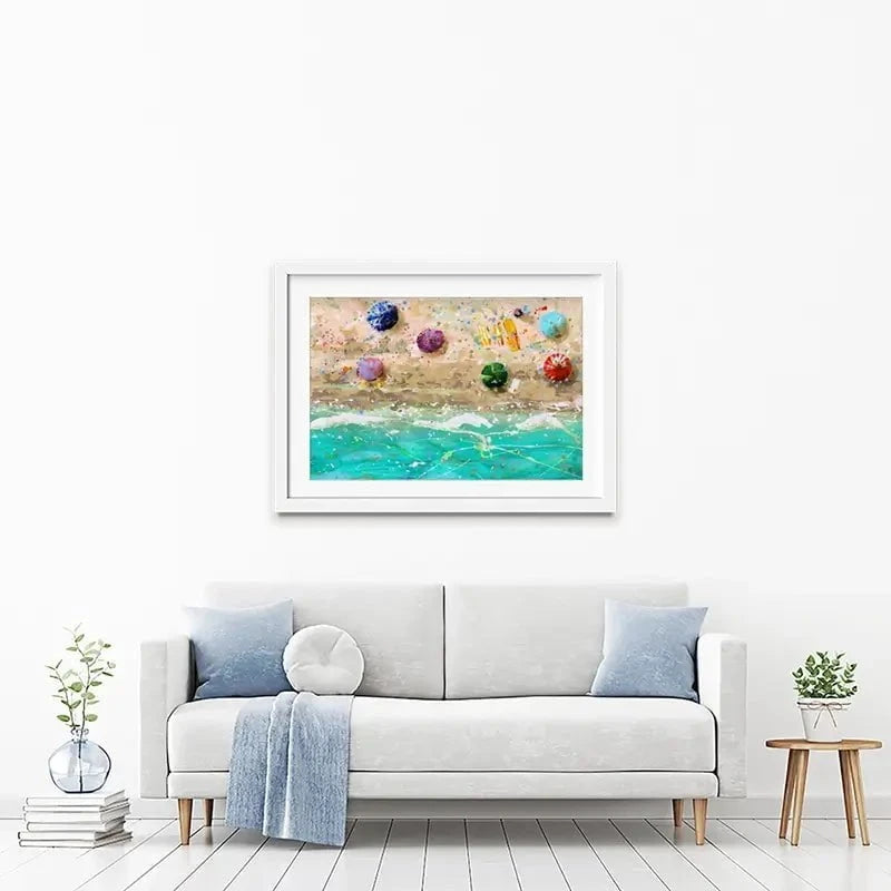 Beach Day Framed Art Print Beach Day Framed Art Print wall art product Studio Paint-Ing
