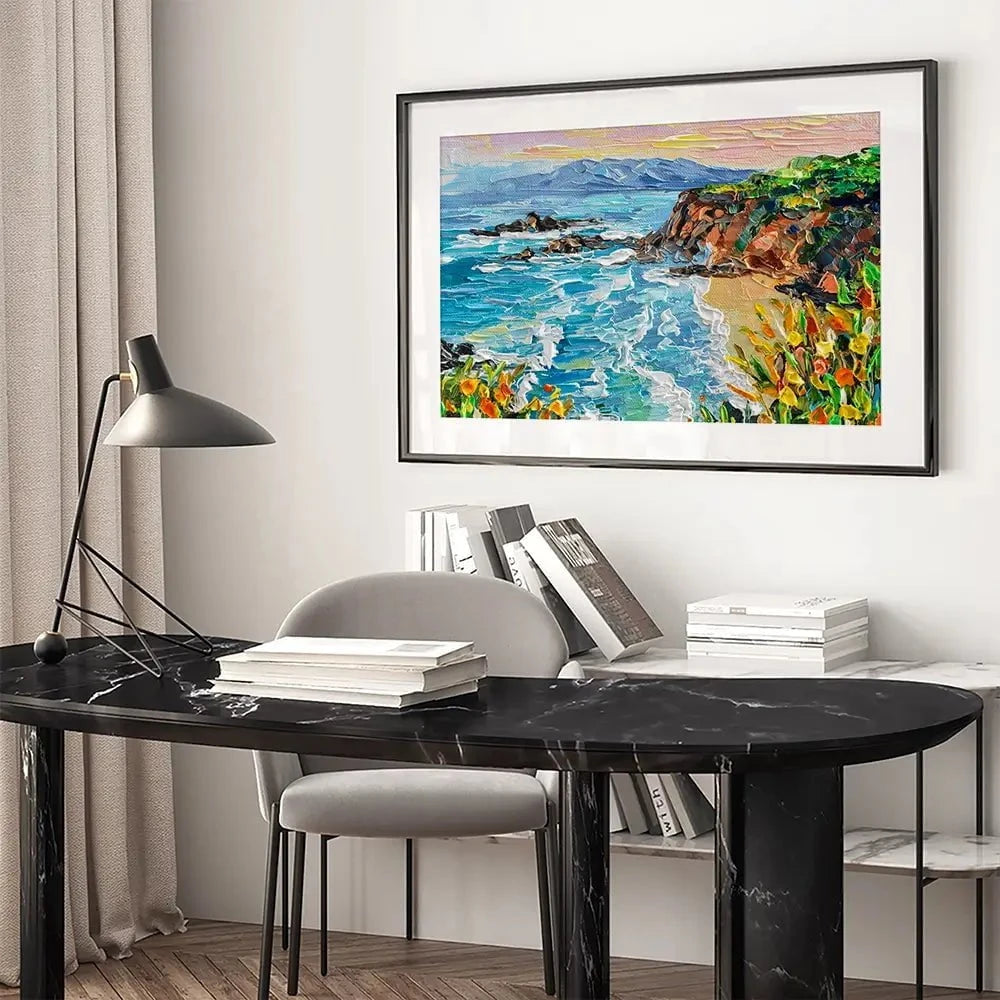 Beach Framed Art Print Beach Framed Art Print wall art product Olga Tkachyk