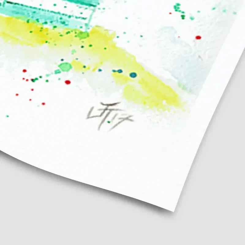 Beach Hut Splash Art Print Beach Hut Splash Art Print wall art product Jamie Taylor