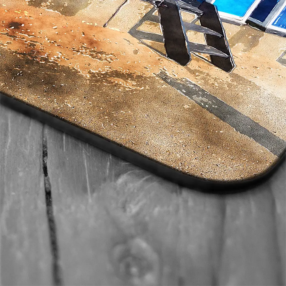 Beach Huts Coaster Set Beach Huts Coaster Set wall art product Helen Hotson / Shutterstock