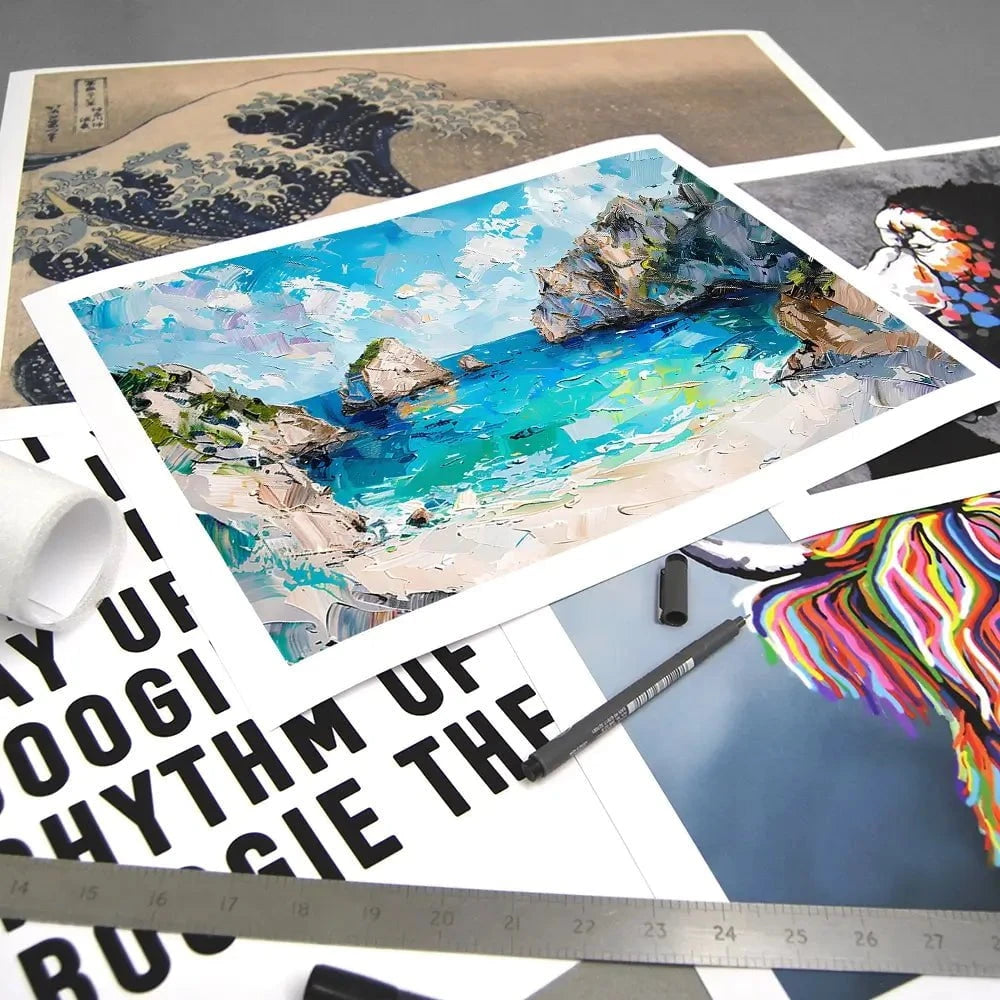 Beach Painting Art Print Beach Painting Art Print wall art product Elena Avanesova