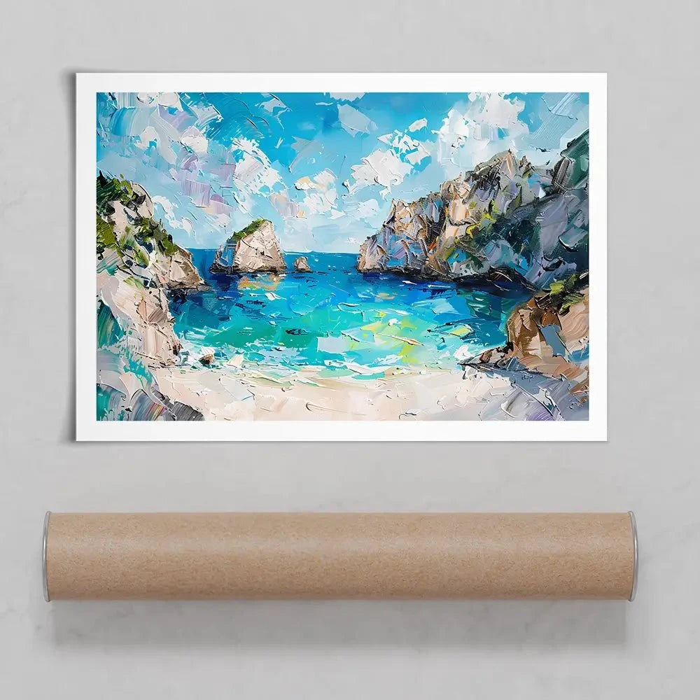 Beach Painting Art Print Beach Painting Art Print wall art product Elena Avanesova
