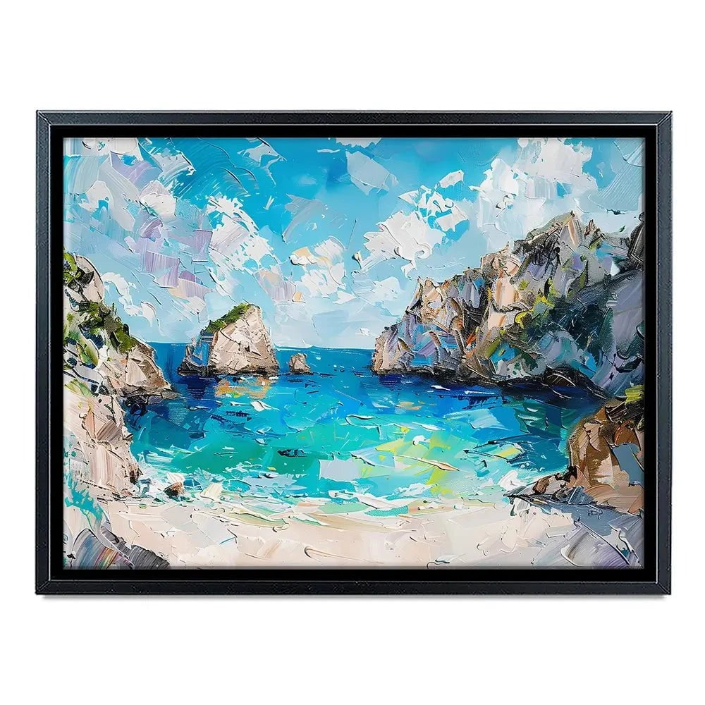 Beach Painting Canvas Print Beach Painting Canvas Print wall art product Elena Avanesova
