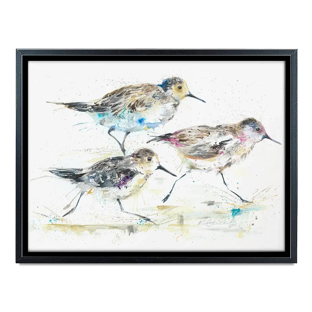 Beach Run Canvas Print Beach Run Canvas Print wall art product Nicola Jane Rowles