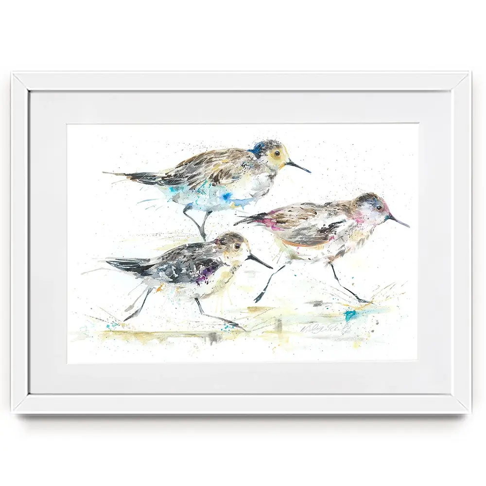 Beach Run Framed Art Print Beach Run Framed Art Print wall art product Nicola Jane Rowles