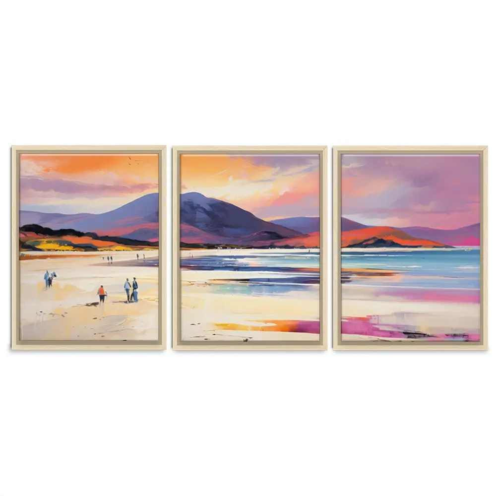 Beach Stroll Trio Canvas Print Beach Stroll Trio Canvas Print wall art product David Alexander Elder