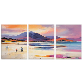 Beach Stroll Trio Canvas Print Beach Stroll Trio Canvas Print wall art product David Alexander Elder