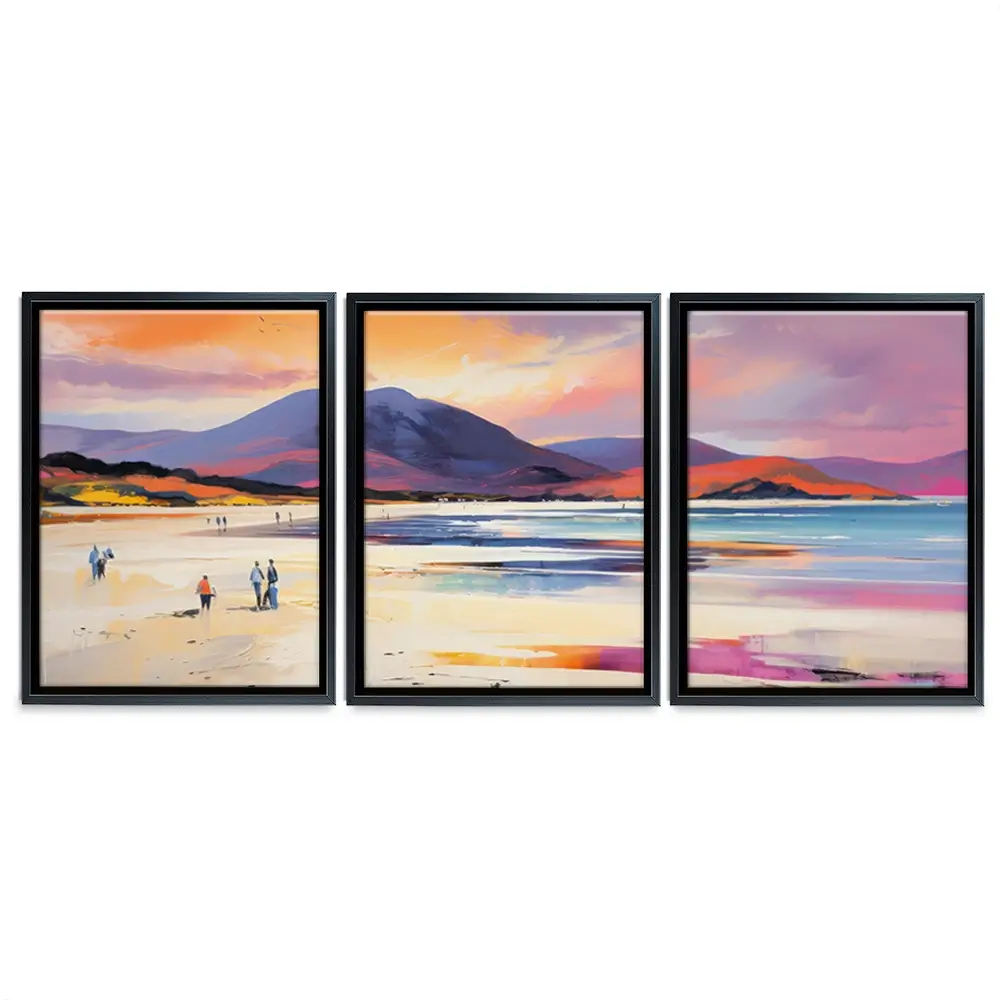 Beach Stroll Trio Canvas Print Beach Stroll Trio Canvas Print wall art product David Alexander Elder