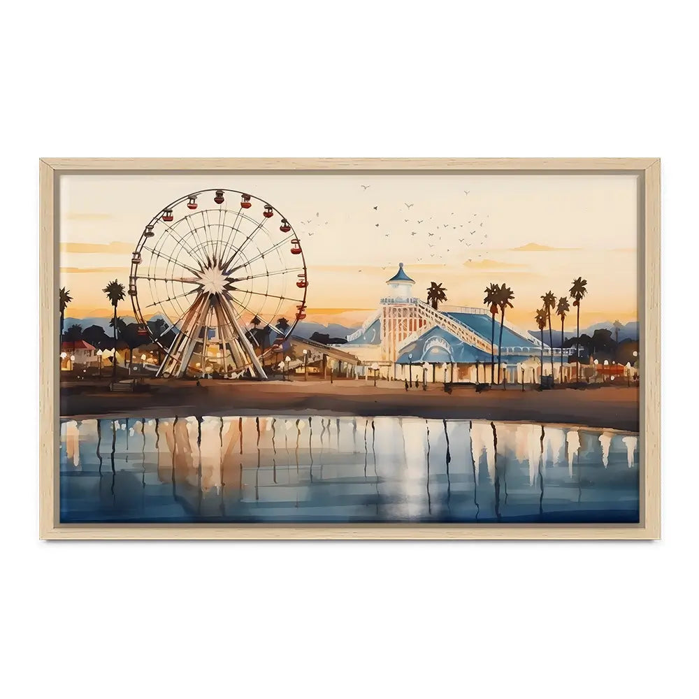 Beach Theme Park Canvas Print Beach Theme Park Canvas Print wall art product Arlington Prints - Independent