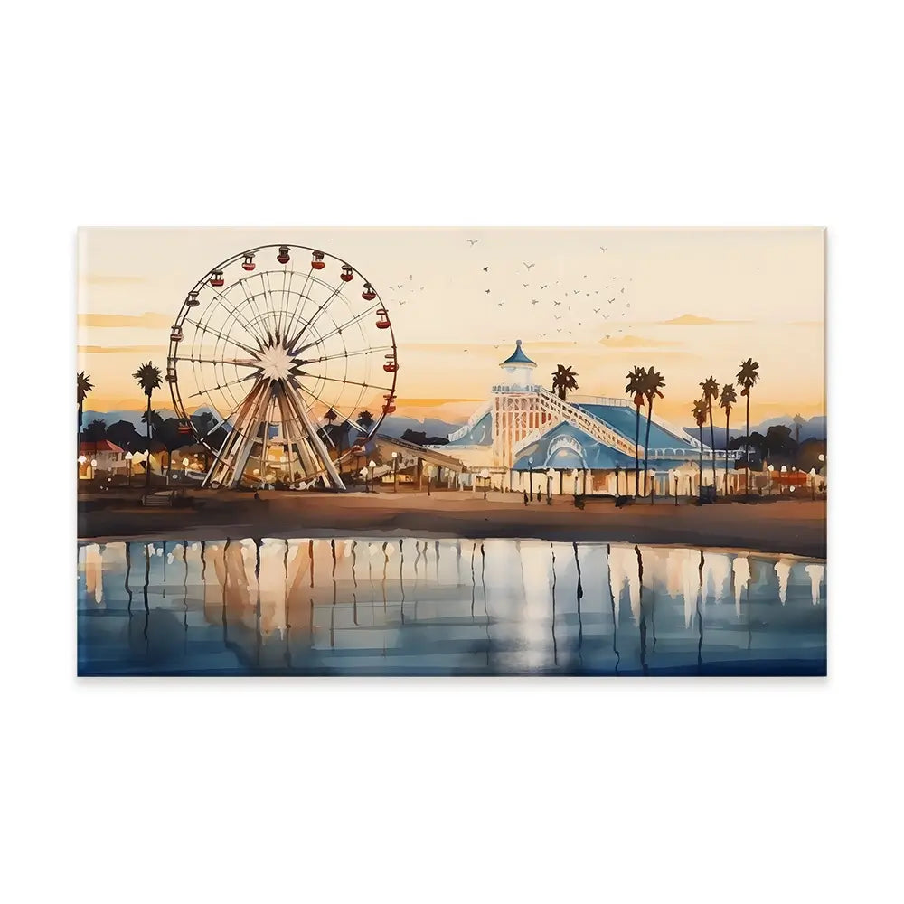 Beach Theme Park Canvas Print Beach Theme Park Canvas Print wall art product Arlington Prints - Independent