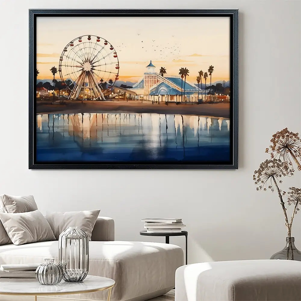 Beach Theme Park Canvas Print Beach Theme Park Canvas Print wall art product Arlington Prints - Independent