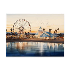 Beach Theme Park Canvas Print Beach Theme Park Canvas Print wall art product Arlington Prints - Independent