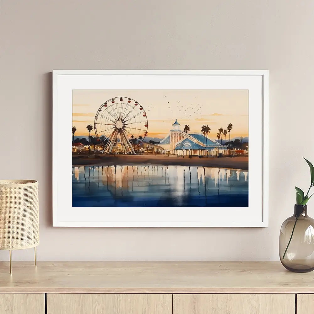 Beach Theme Park Framed Art Print Beach Theme Park Framed Art Print wall art product Arlington Prints - Independent