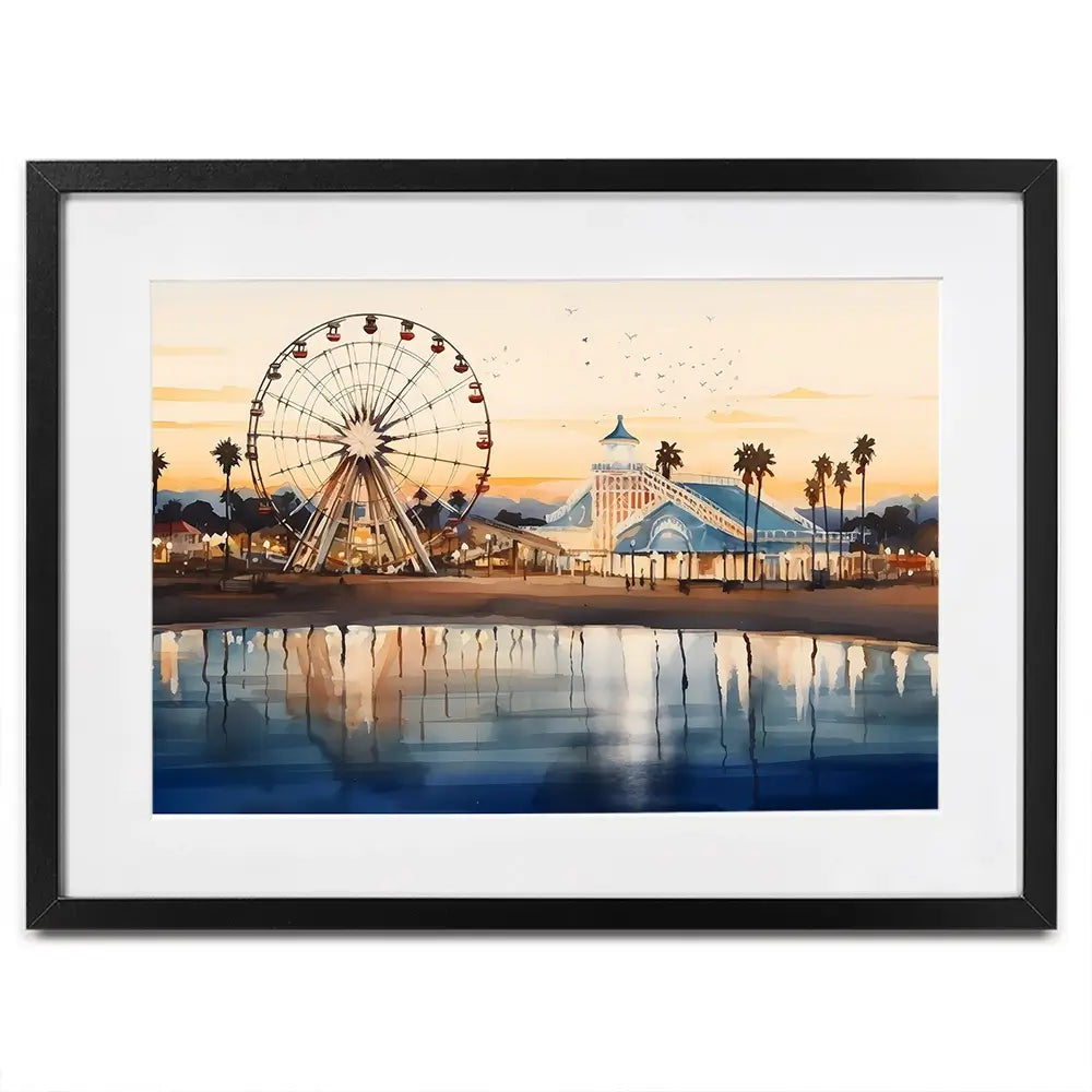 Beach Theme Park Framed Art Print Beach Theme Park Framed Art Print wall art product Arlington Prints - Independent