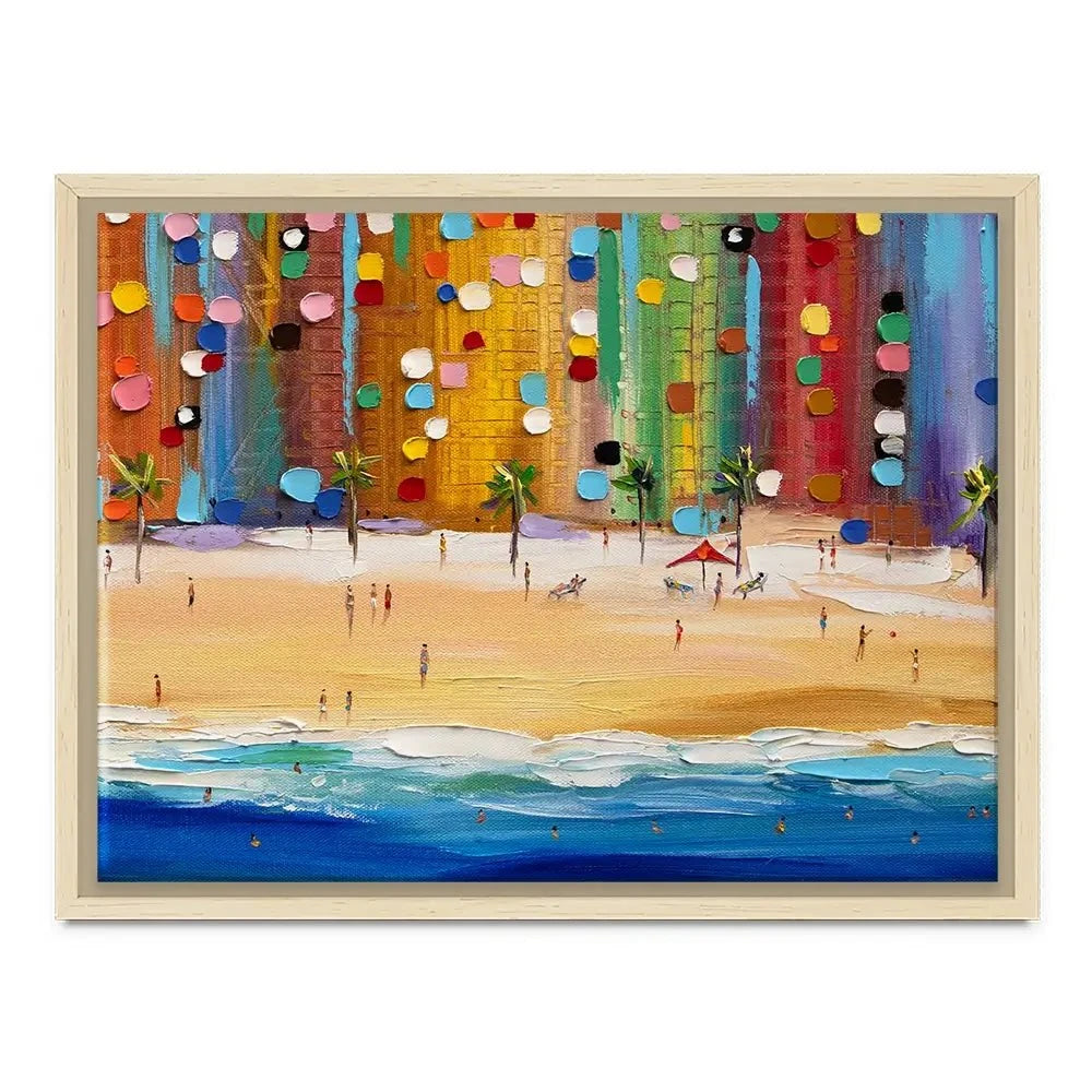 Beach Vibes Canvas Print Beach Vibes Canvas Print wall art product Ekaterina Ermilkina