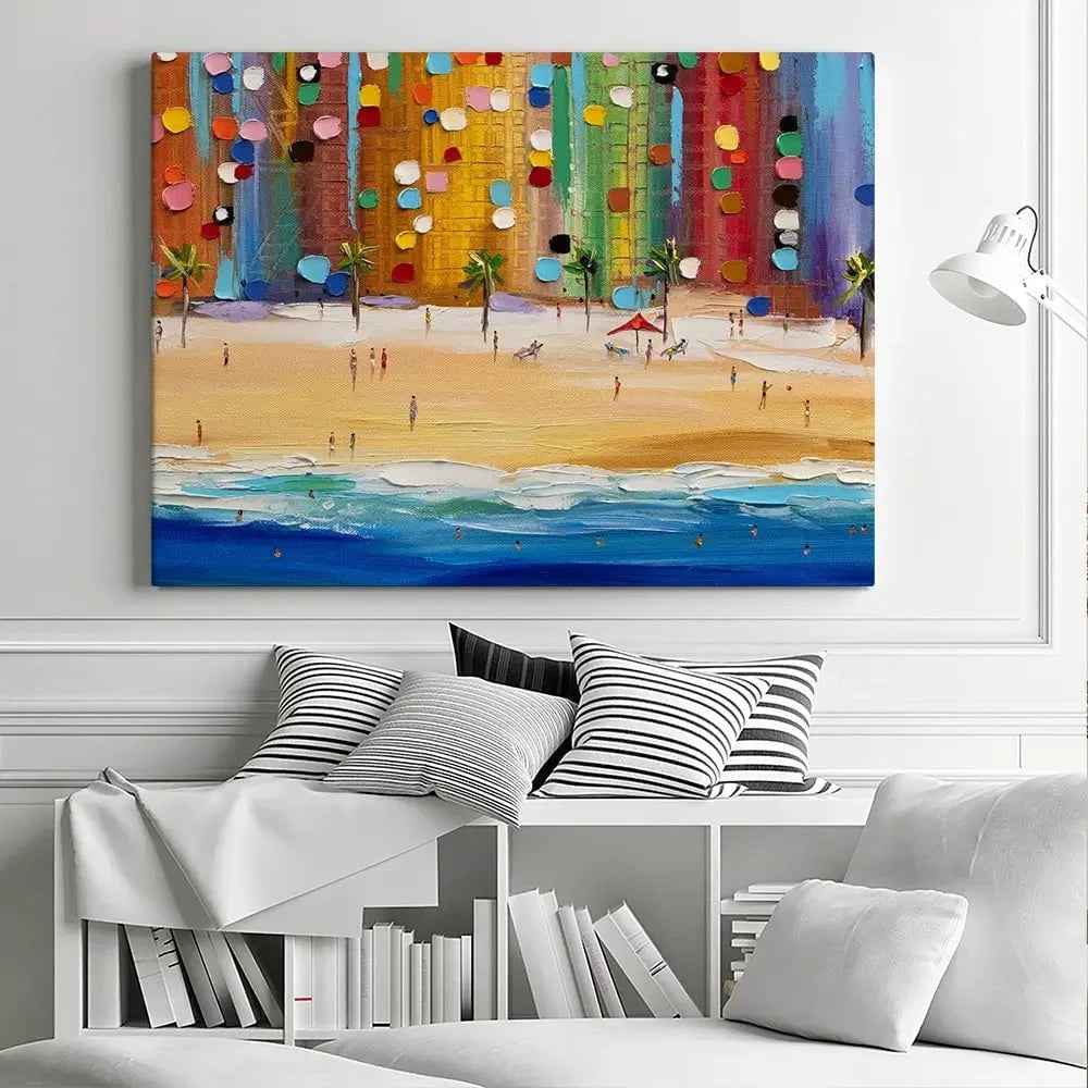 Beach Vibes Canvas Print Beach Vibes Canvas Print wall art product Ekaterina Ermilkina