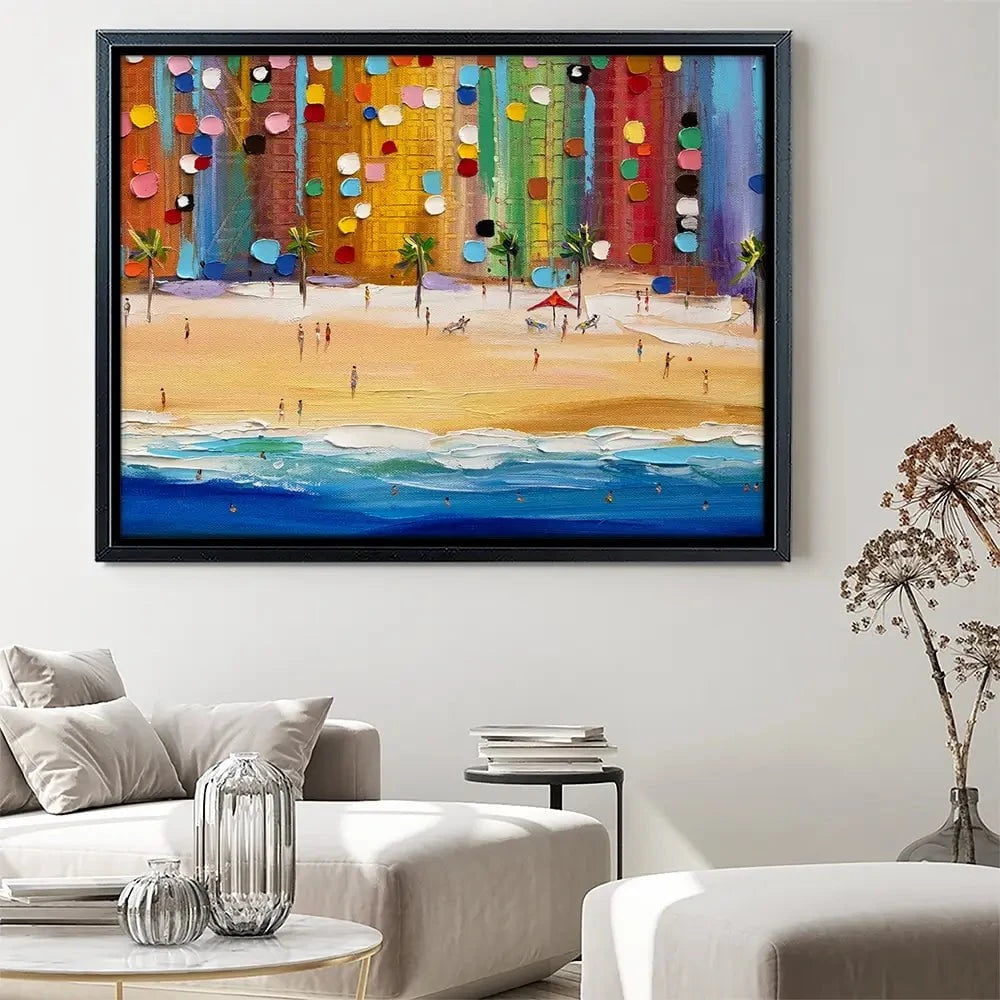 Beach Vibes Canvas Print Beach Vibes Canvas Print wall art product Ekaterina Ermilkina