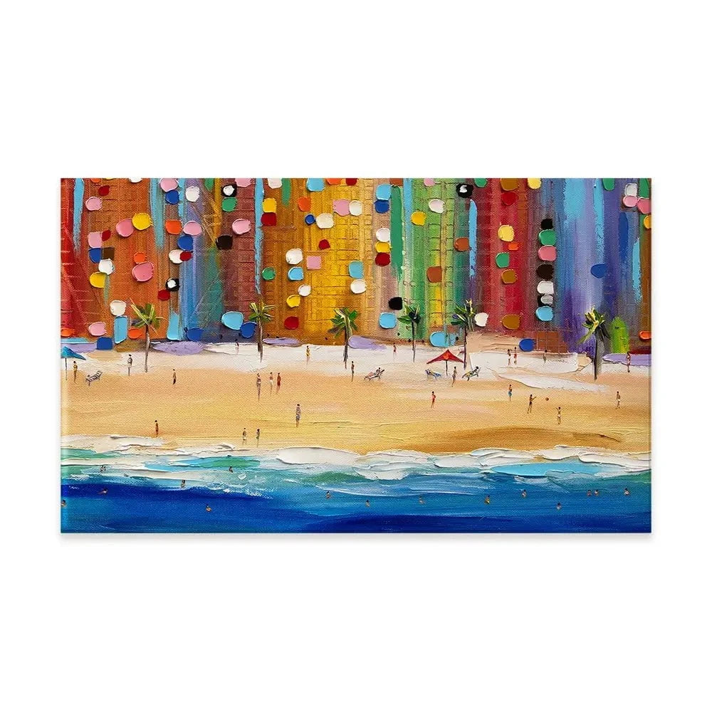 Beach Vibes Canvas Print Beach Vibes Canvas Print wall art product Ekaterina Ermilkina