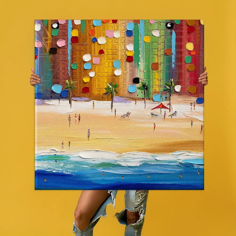 Beach Vibes Oversized Canvas Print Beach Vibes Oversized Canvas Print wall art product Ekaterina Ermilkina